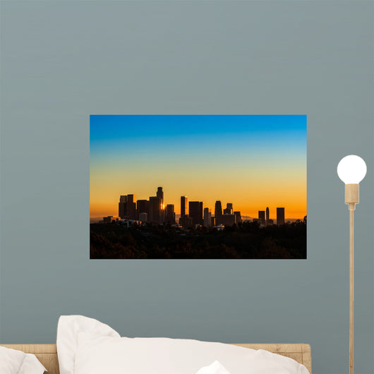 Downtown Los Angeles Golden Wall Decal