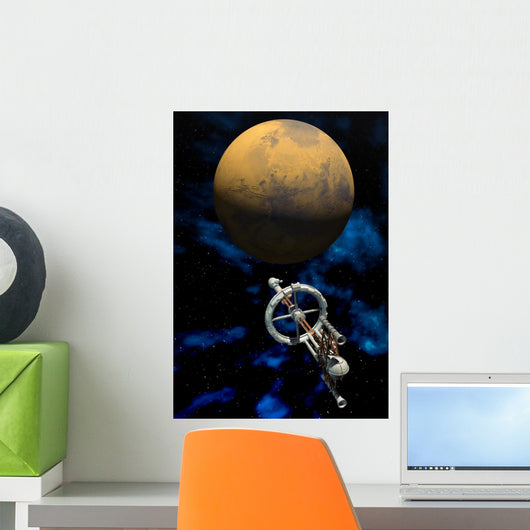 Mars Manned Mission Wall Decal
