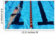 Nuotatrice Piscina Wall Decal