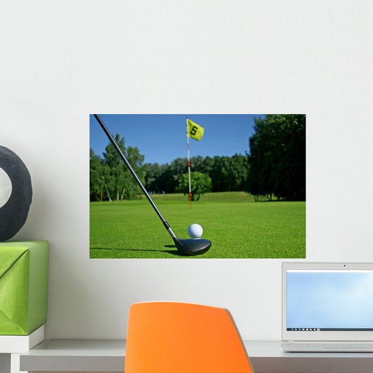 Drive towards Flag Wall Decal