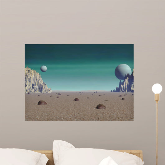 Planet Surface Wall Decal