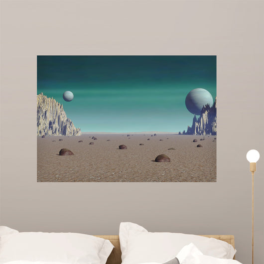 Planet Surface Wall Decal