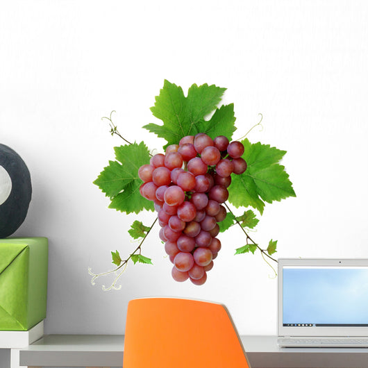 Decorative Pink Wine Grape Wall Decal