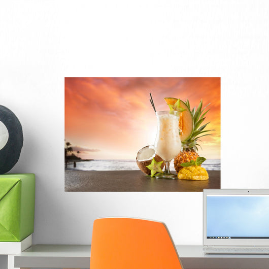 Summer Drink Wall Decal