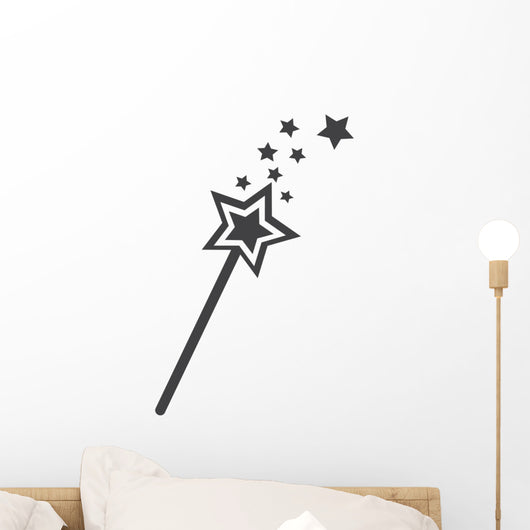 Magic Wand Icon Wall Decal