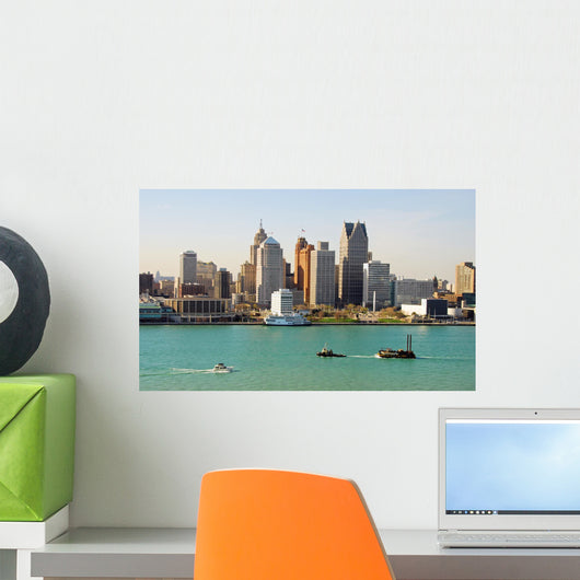 Detroit Michigan Wall Decal