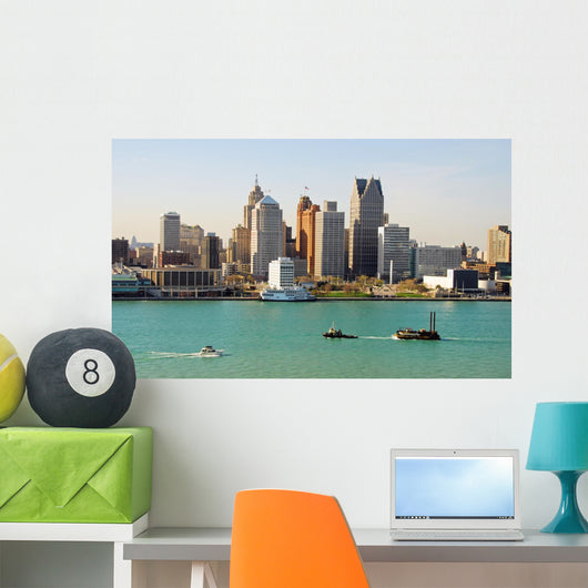 Detroit Michigan Wall Decal