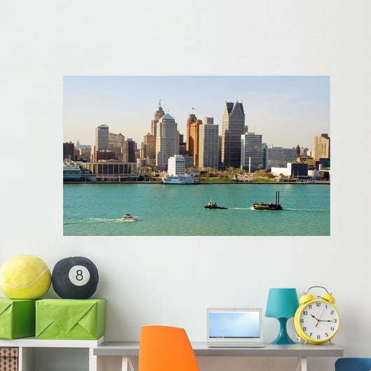 Detroit Michigan Wall Decal