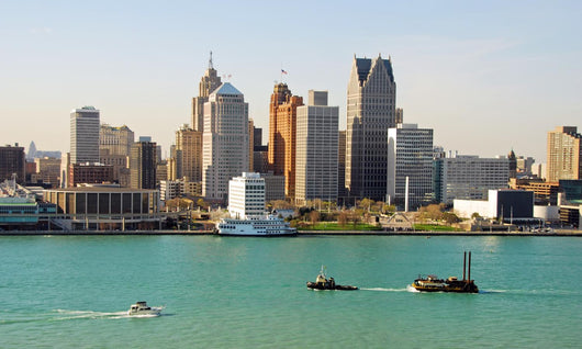 Detroit Michigan Wall Decal