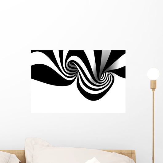 Abstract Spiral Wall Decal