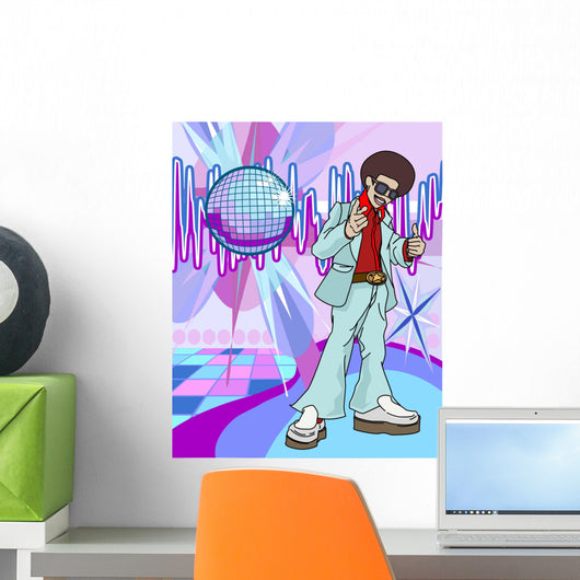 70s Funky Guy Wall Decal