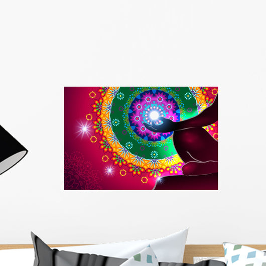 Meditation Wall Decal