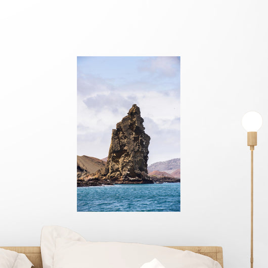 Pinnacle Rock Bartolome Islands Vertical Wall Decal