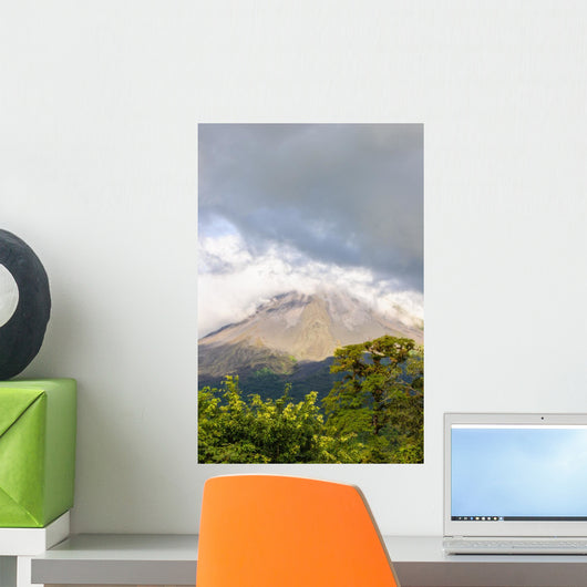 Rock Cloud Dark Time Wall Decal