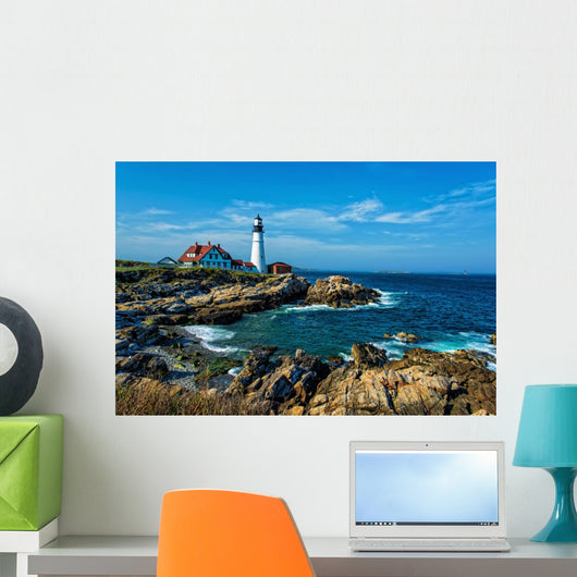 Portland Headlight Lighthouse Wall Decal
