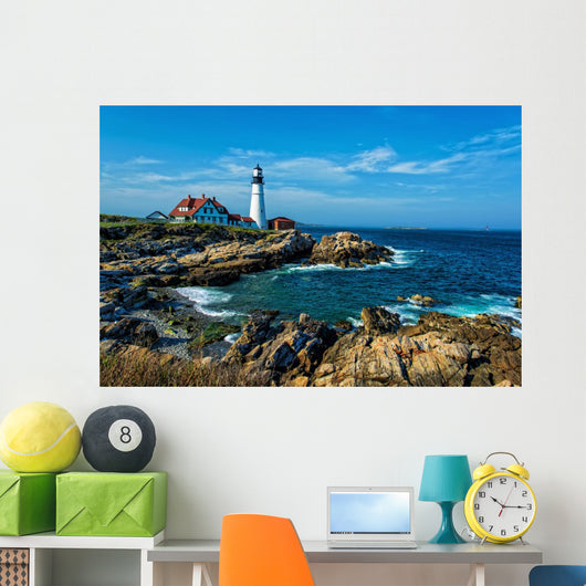 Portland Headlight Lighthouse Wall Decal