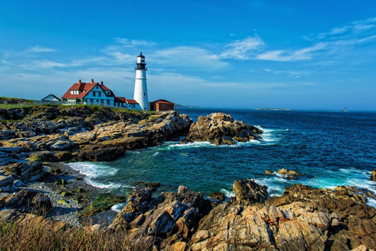 Portland Headlight Lighthouse Wall Decal