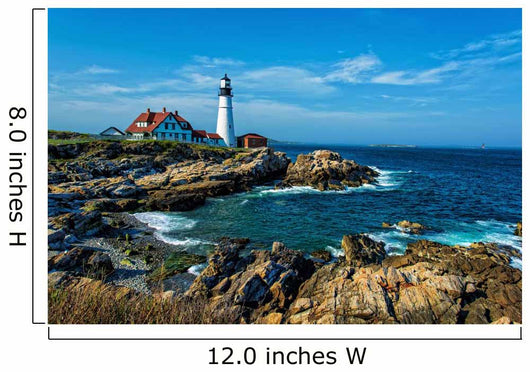Portland Headlight Lighthouse Wall Decal