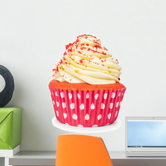 Yellow Cupcake Wall Decal