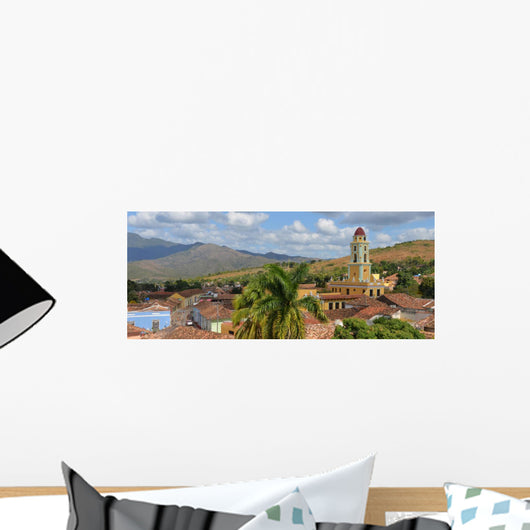 Church Trinidad Cuba Wall Decal Panoramic Wall Decal