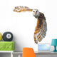 Flying Barn Owl Wall Decal