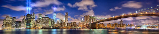 Manhattan Panorama Memory September Wall Decal Panoramic Wall Decal