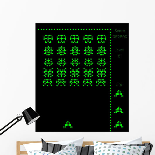 Old Computer Game Wall Decal