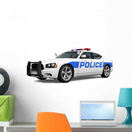 Police Car Wall Decal