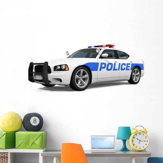 Police Car Wall Decal