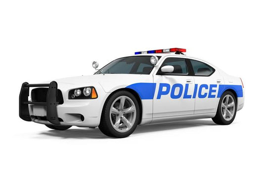 Police Car Wall Decal