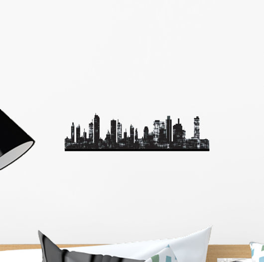 Panorama Picture City Skyline Wall Decal