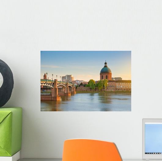 Toulouse Hopital La Grave at Sunset Wall Decal