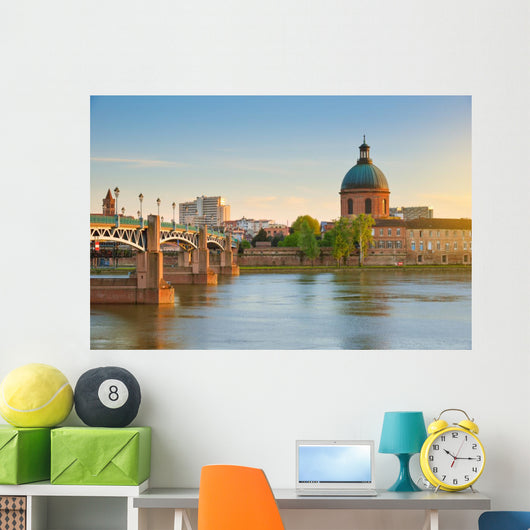 Toulouse Hopital La Grave at Sunset Wall Decal