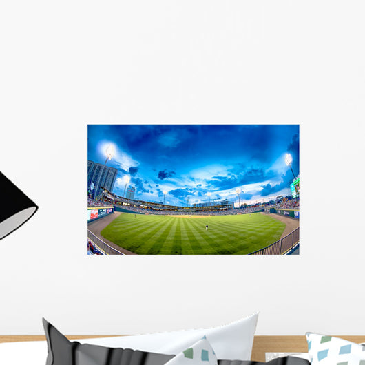 City Skyline BB&T Ballpark Wall Decal