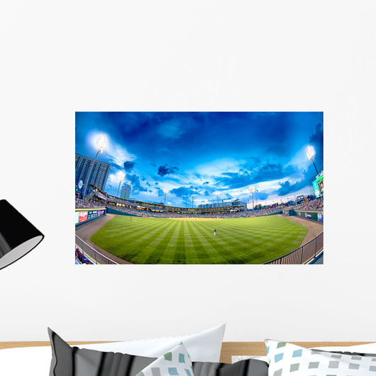 City Skyline BB&T Ballpark Wall Decal