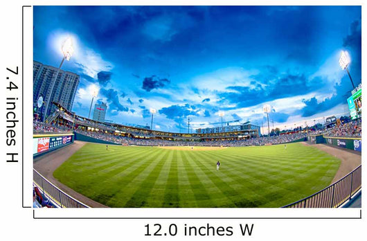 City Skyline BB&T Ballpark Wall Decal