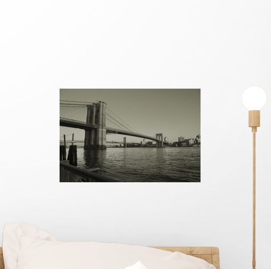 Brooklyn Bridge Black Wall Decal