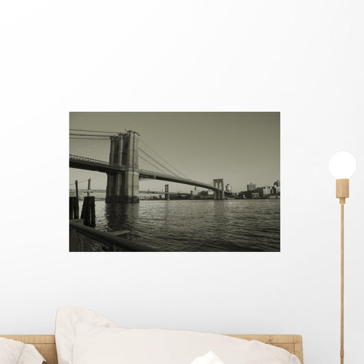 Brooklyn Bridge Black Wall Decal