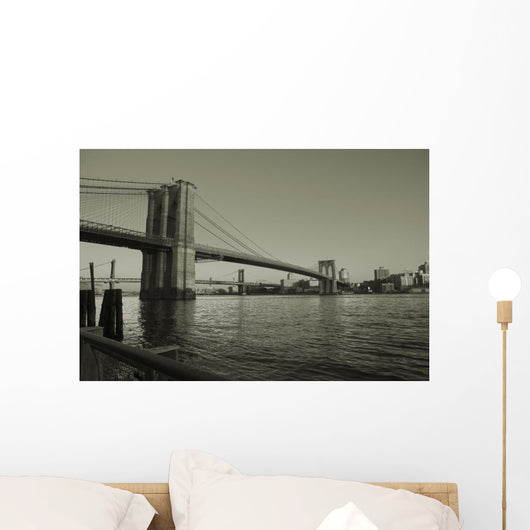 Brooklyn Bridge Black Wall Decal
