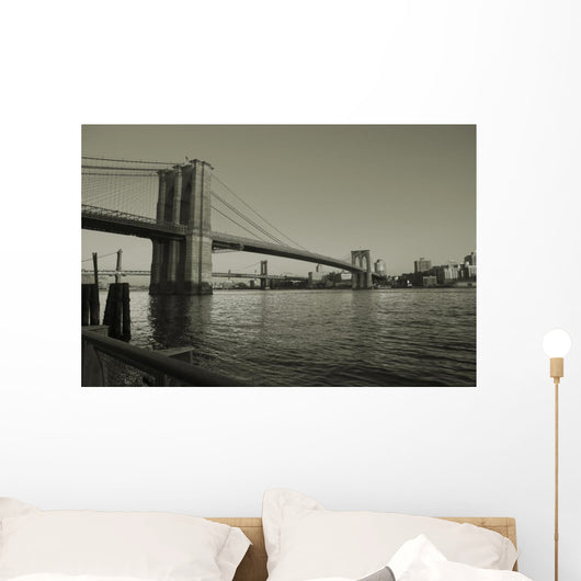 Brooklyn Bridge Black Wall Decal