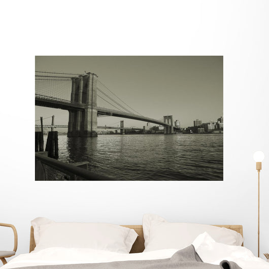 Brooklyn Bridge Black Wall Decal