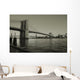 Brooklyn Bridge Black Wall Decal
