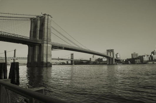 Brooklyn Bridge Black Wall Decal