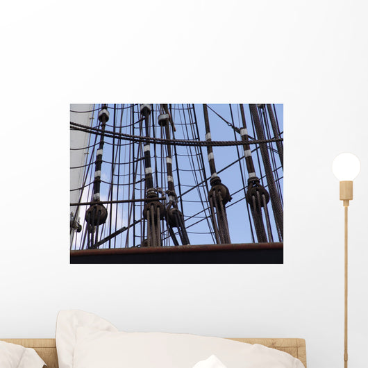 Rigging Cutty Sark Clipper Wall Decal