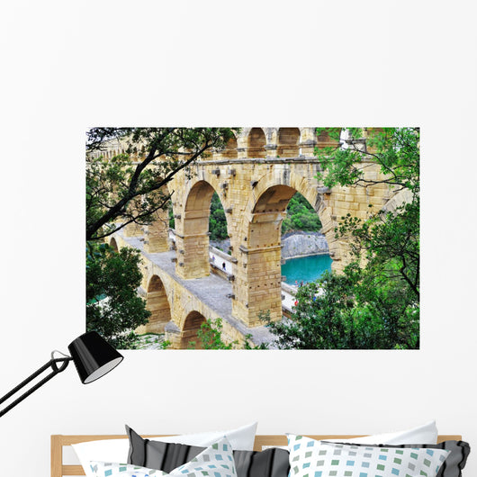 Pont Du Gard Wall Decal