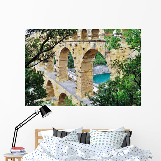Pont Du Gard Wall Decal