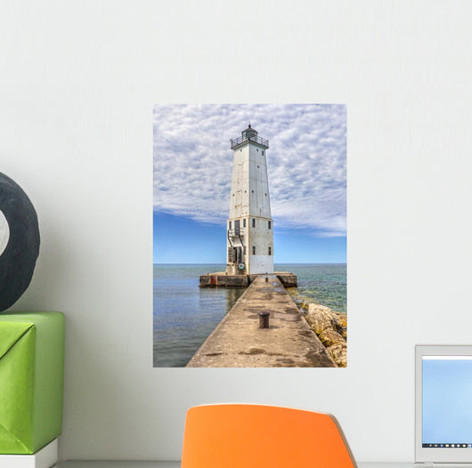 Franfort North Breakwater Lighthouse Wall Decal