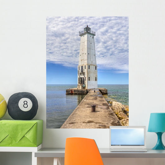Franfort North Breakwater Lighthouse Wall Decal