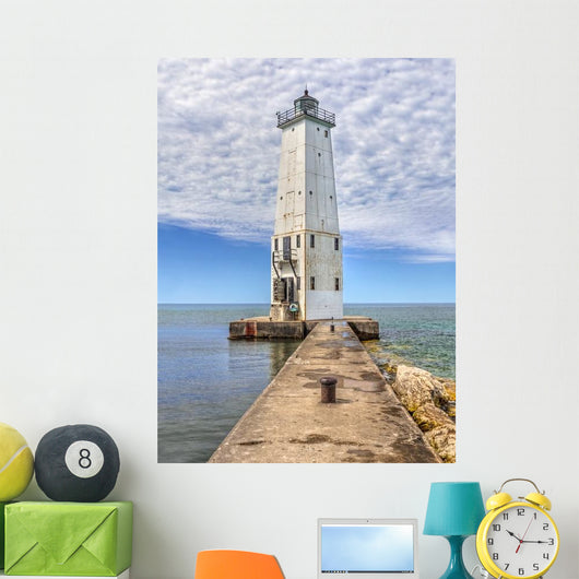 Franfort North Breakwater Lighthouse Wall Decal