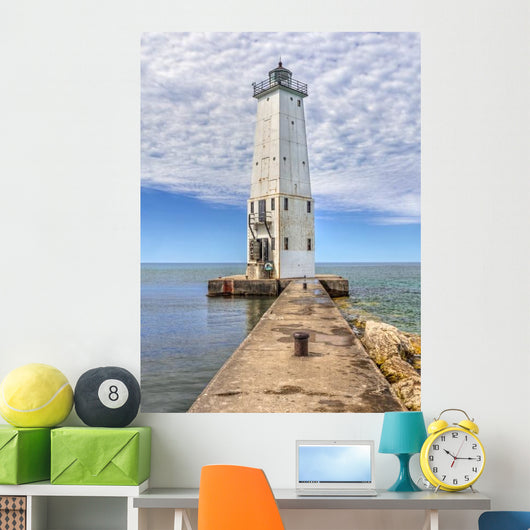 Franfort North Breakwater Lighthouse Wall Decal